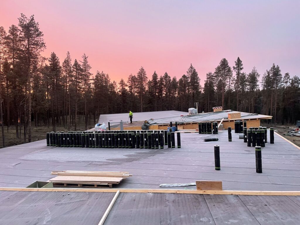 Vesikaton kermity?t talviolosuhteissa - Levi, Lappi